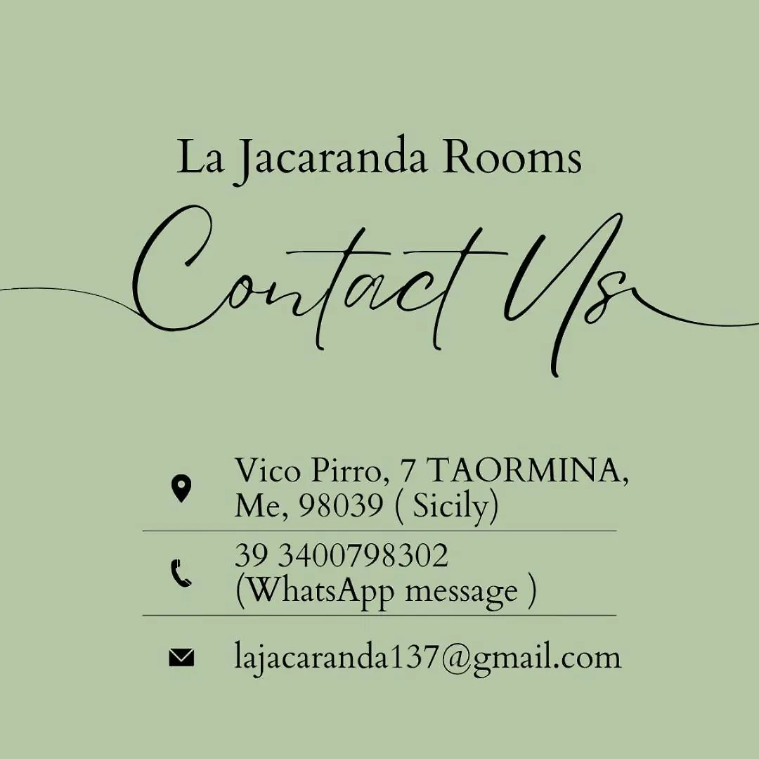 La Jacaranda Rooms Taormina